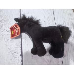 WB Stable Wild Republic Black stuffed horse